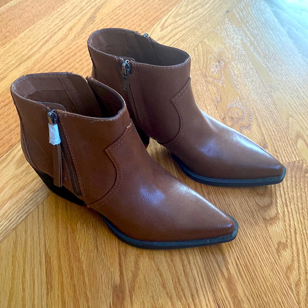 Brown booties